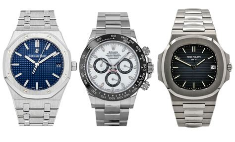 Rolex, Patek Philippe and Audemars Piguet prices fall for the 